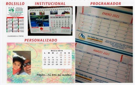 Precios de impresión Calendarios 2025