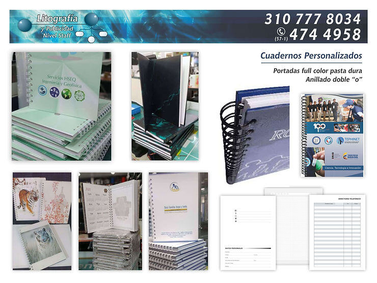 Cuadernos Cuadernos marca Imprimir cuadernos personalizados