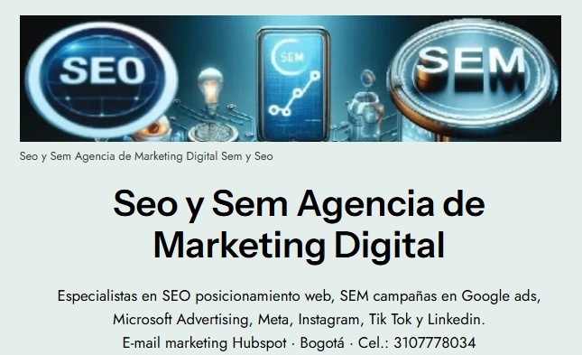 LOGO SEO Y SEM AGENCIA DE MARKETING DIGITAL CON DATOS